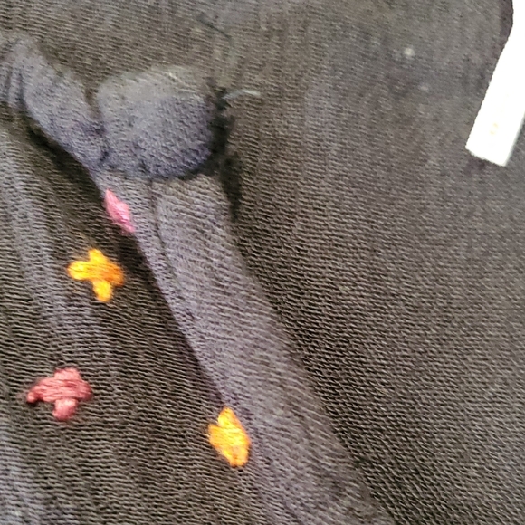 Free People Purple Embellished Tank Top with Tie Front - Picture 16 of 16